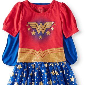 NWT Wonder Woman Child's Costume w/detachable Cape